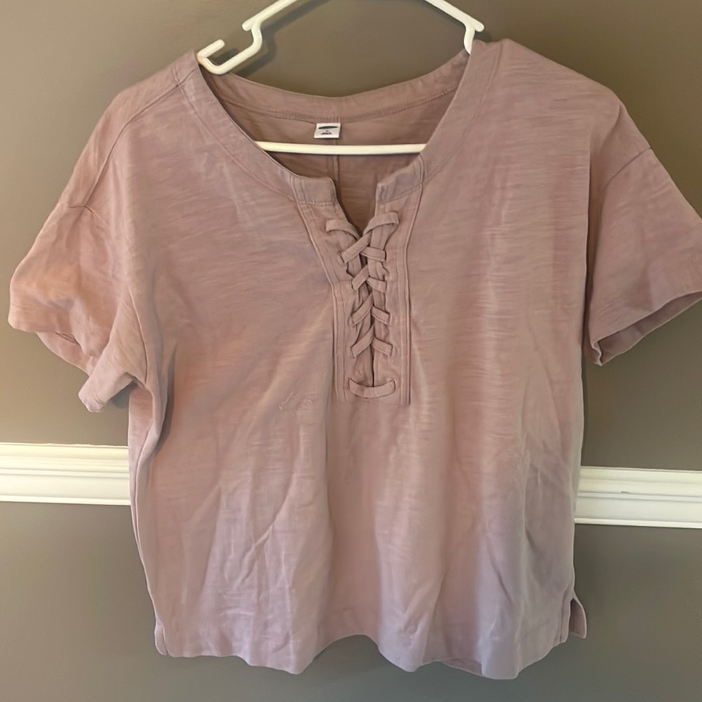 Lace up top